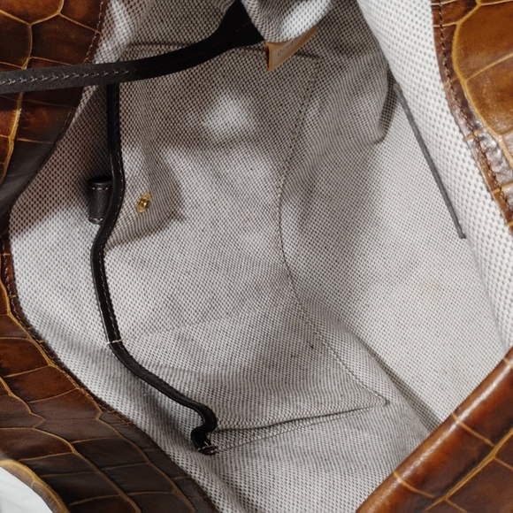 Authentic Dooney & Bourke Croco Embossed Large Tote & Matching Wallet - Picture 16 of 16